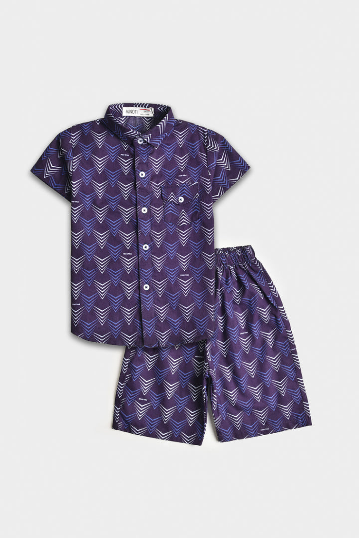 Boy's Printed Cotton Set (PW96)