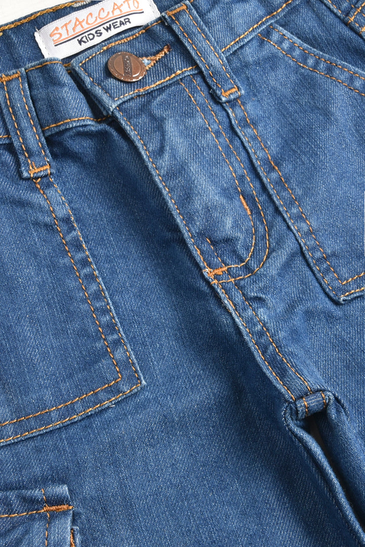 Wide-Leg Denim with Five Pockets