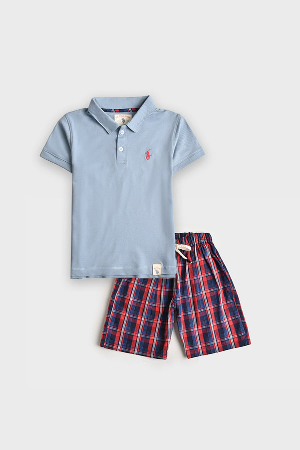 Boy's Polo Cotton Set