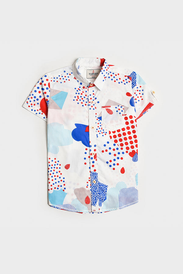 Boys Half sleeves Cotton Shirts