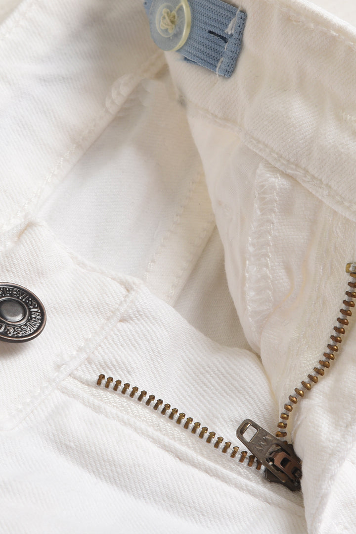 White Denim Pants (PW385)