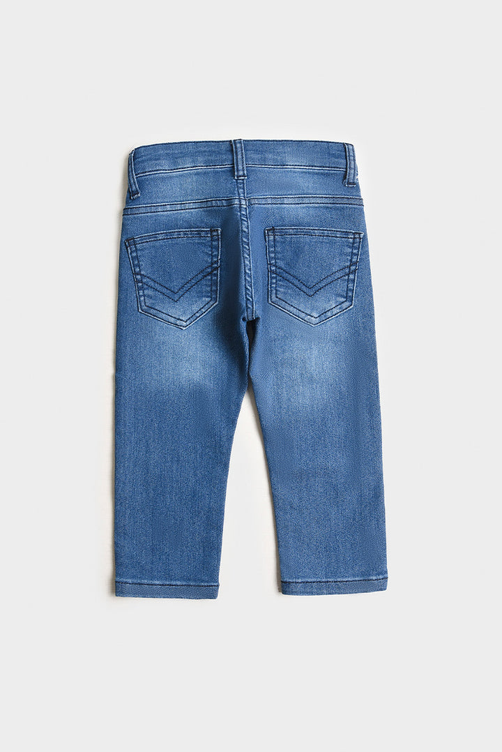 Stretchable Indigo Dark Blue Jeans (PW284)