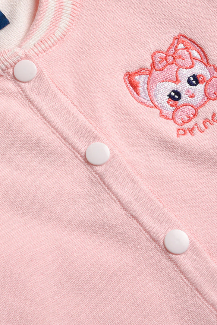 Princess Kitty Embroidered Imported Cardigan