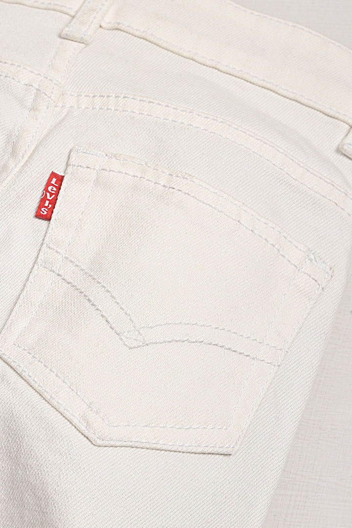 Boys Classic White Denim Jeans