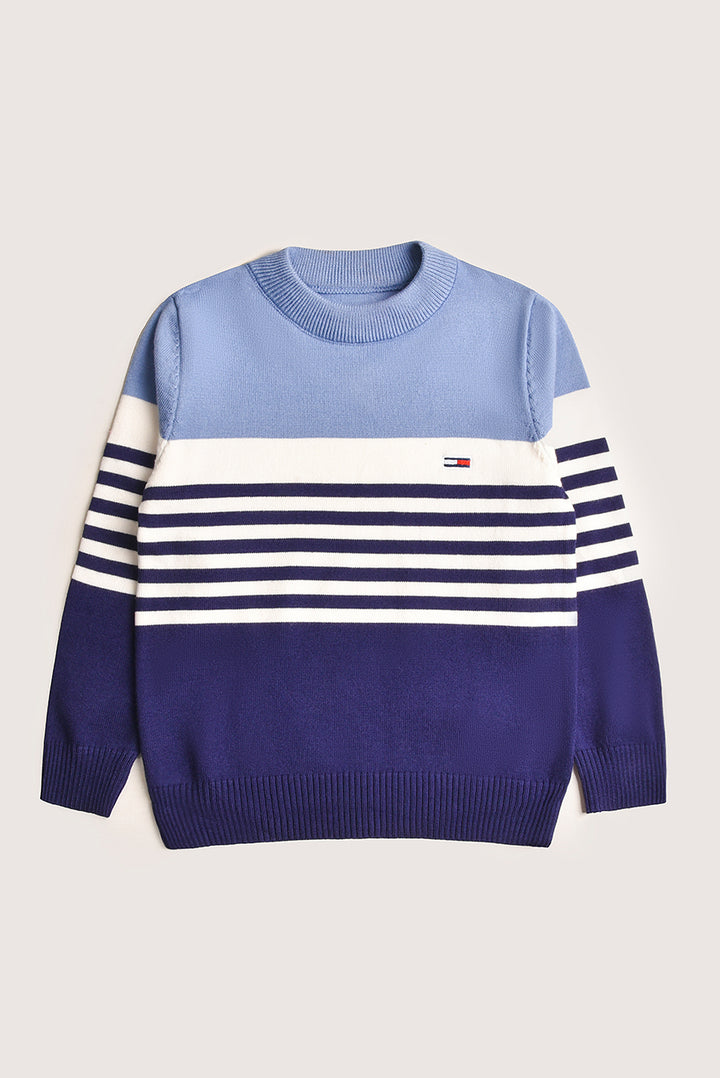 Imported Stripe Burst Boys' Sweater