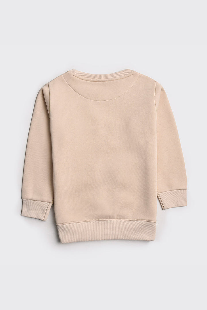 Beige 'Always Together' Sweatshirt