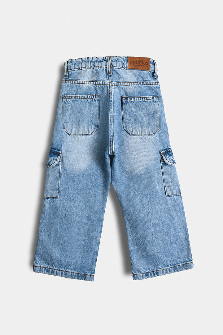 Premium Acid Wash Baggy Jeans (PW366)