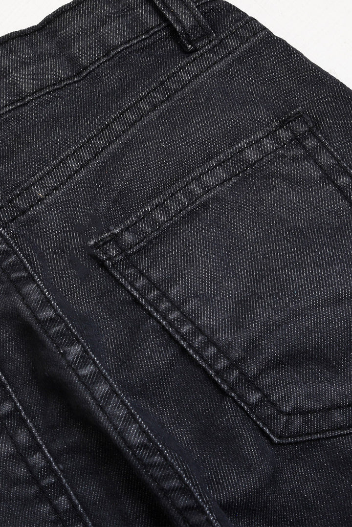 8 Pockets Charcoal Cargo Jeans (PW363)