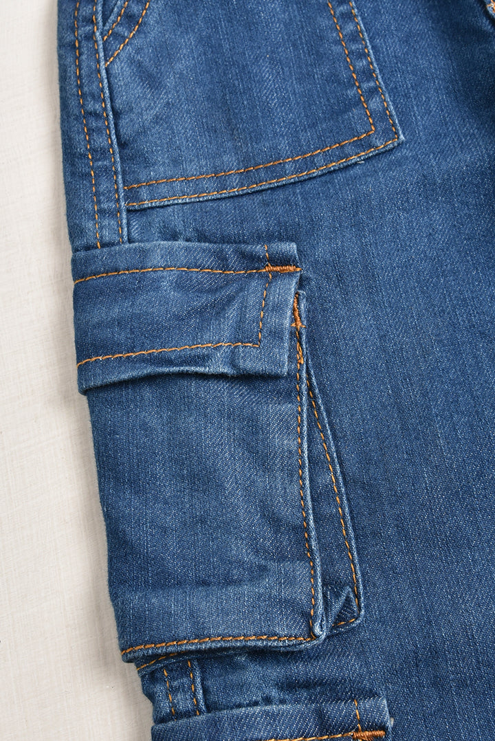 Wide-Leg Denim with Five Pockets