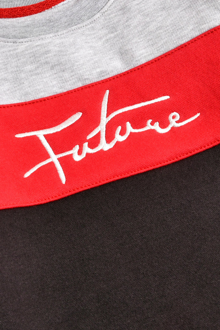 Color-Block 'Future' Sweatshirt and Pants Set
