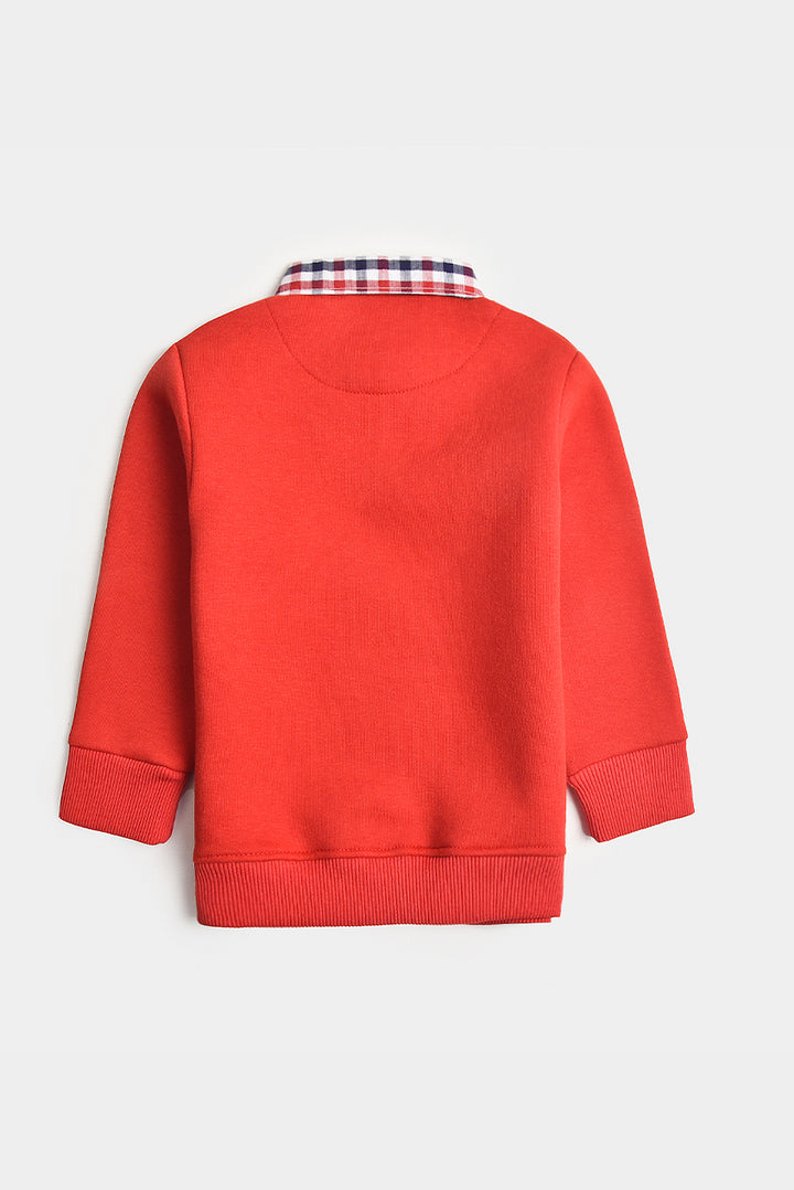 Red Popcorn Patch Kids' Sweatshirt