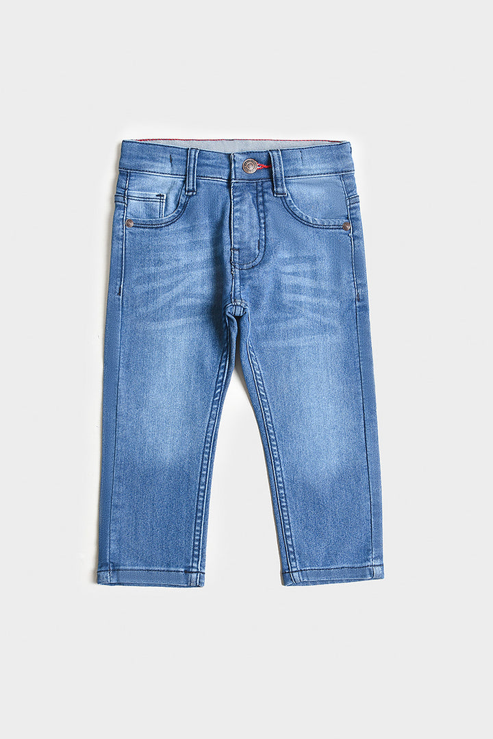Stretchable Indigo Dark Blue Jeans (PW284)