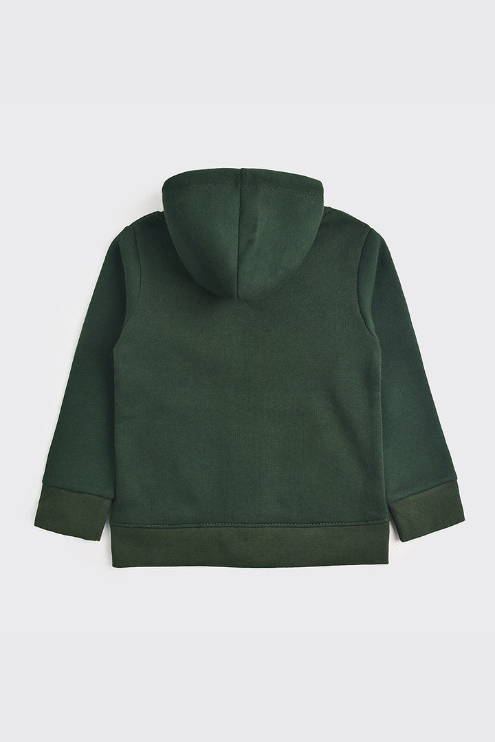 Green POLO Zip-Up Hoodie