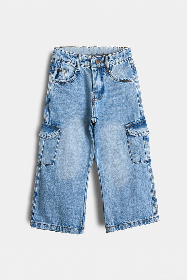 Premium Acid Wash Baggy Jeans (PW366)