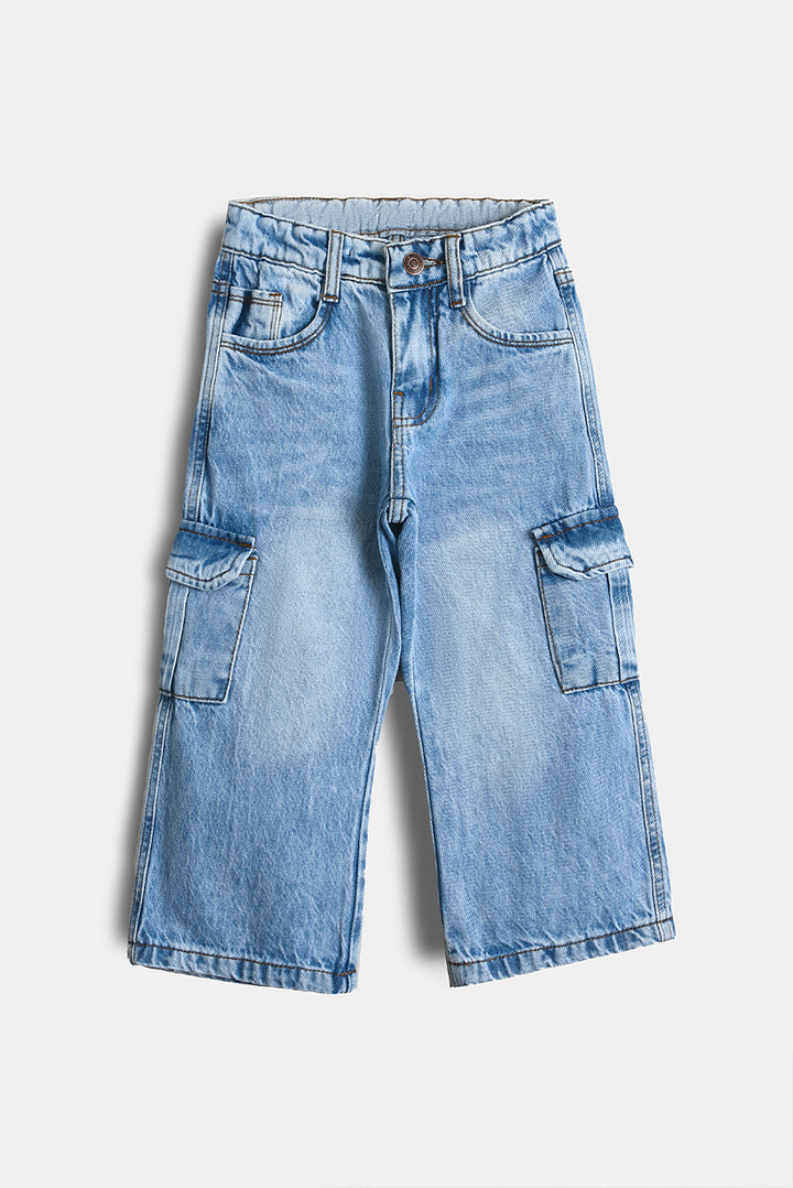 Premium Acid Wash Baggy Jeans (PW366)