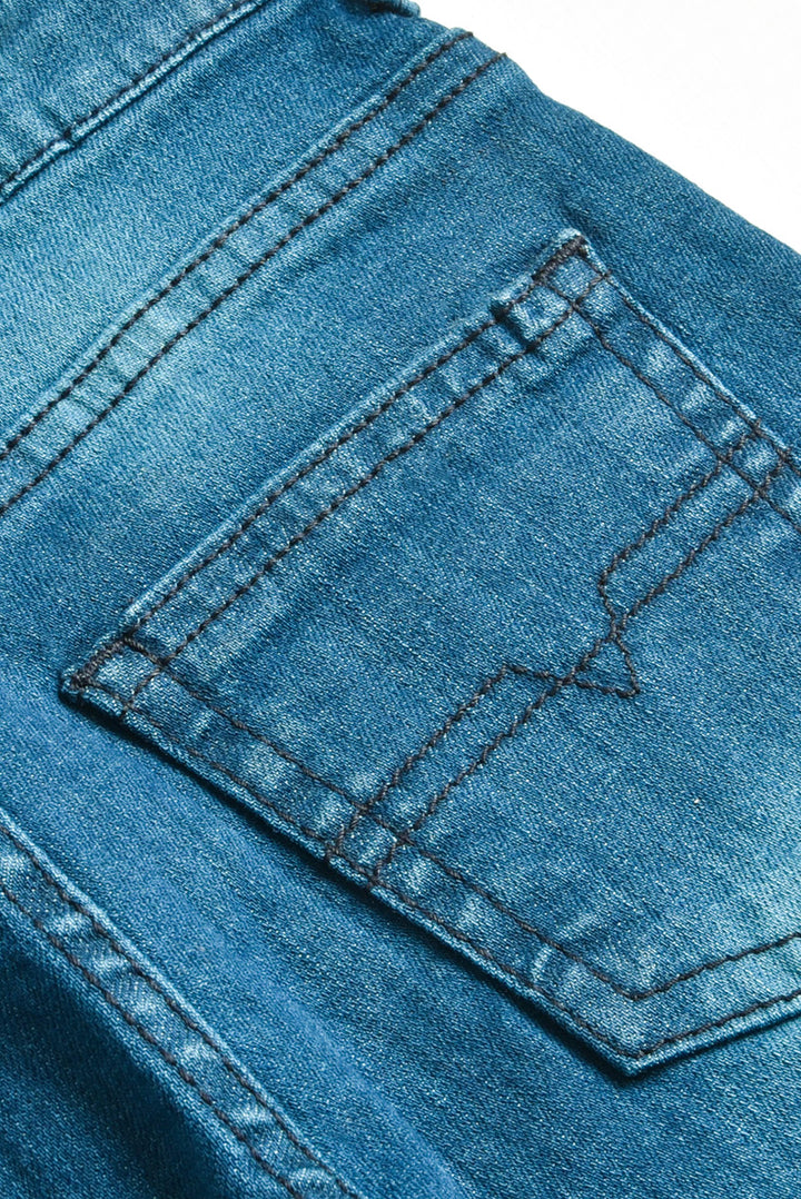 Stretchable Aqua Blue Denim (PW145)