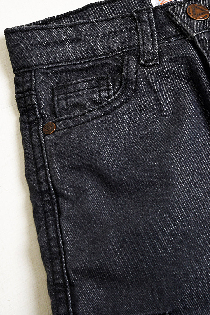 8 Pockets Charcoal Cargo Jeans (PW363)