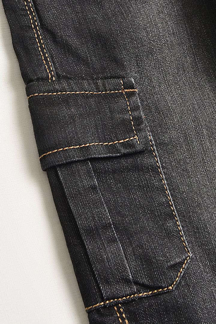 Smoky Grey Denim with Six Pockets (PW383)