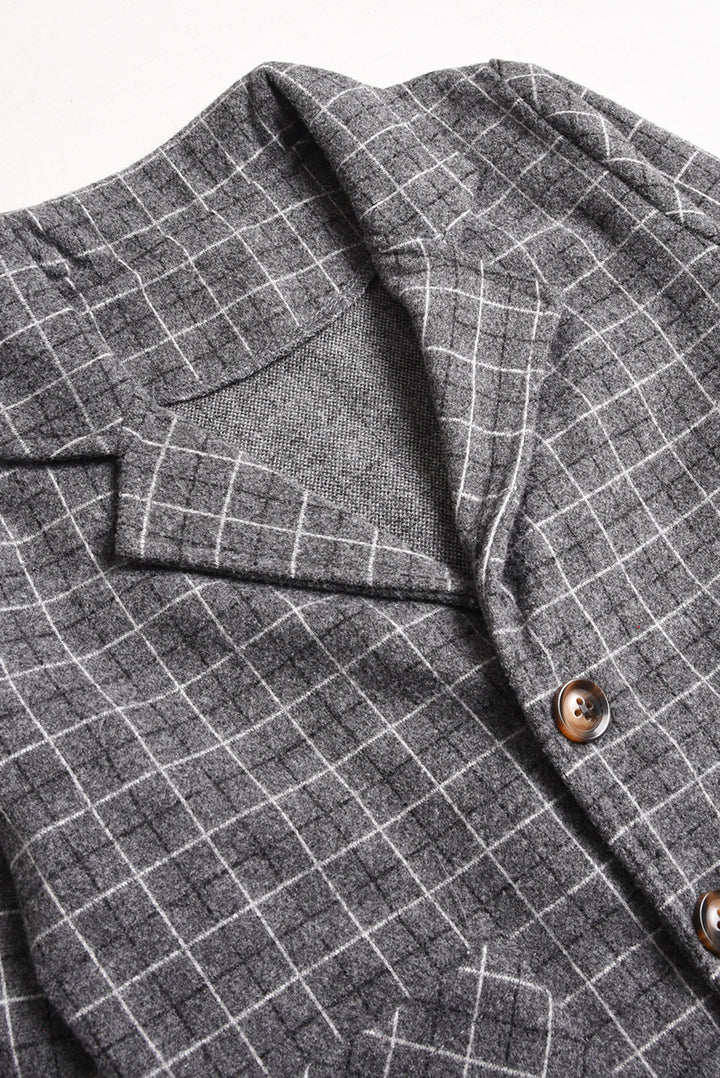 Imported Little Gent Plaid Suit Set ( 3 Pcs)