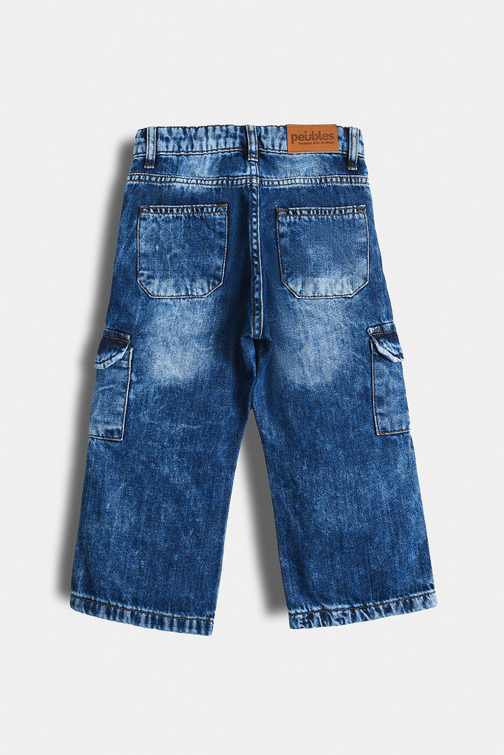 Premium Acid Wash Baggy Jeans (PW367)