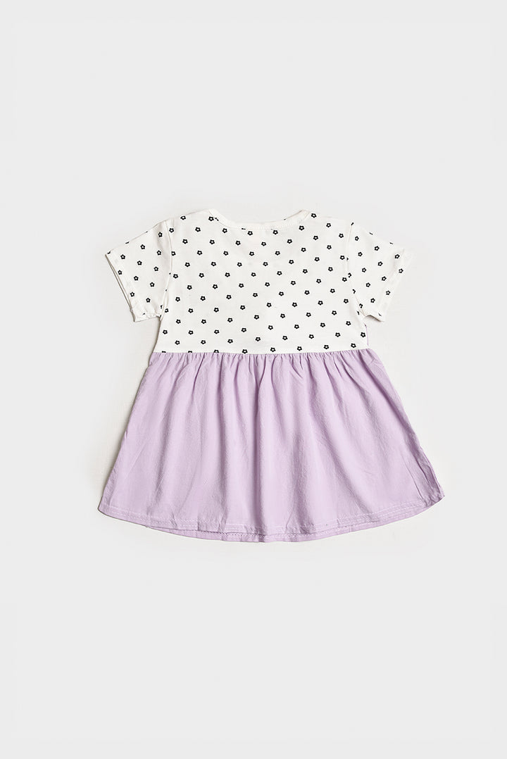 Imported Lilac Pinafore Baby Dress (PW154)