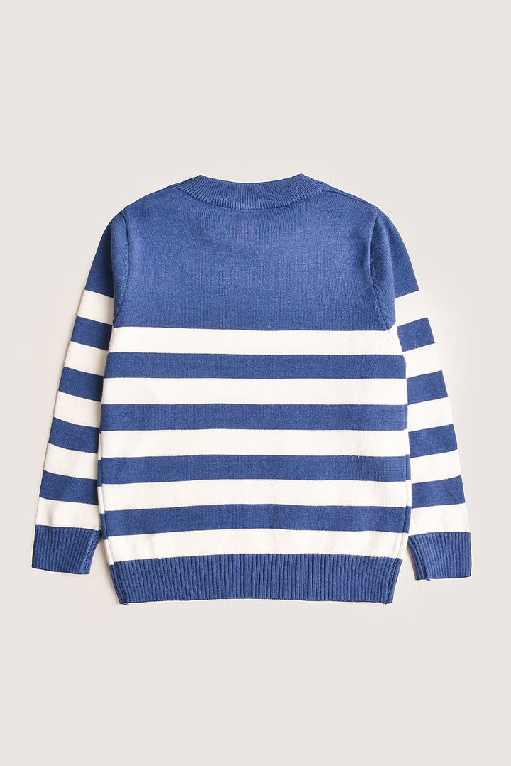 Imported Stripe Burst Boys' Sweater