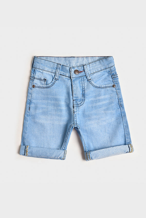 Light Wash Denim Shorts (PW105)