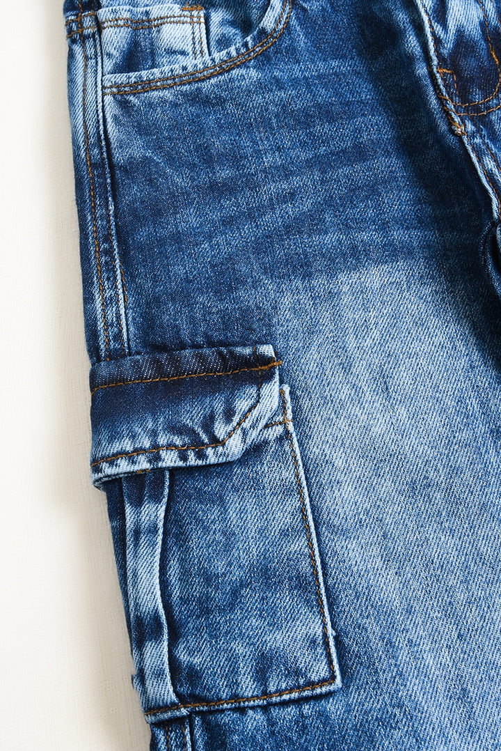 Premium Acid Wash Baggy Jeans (PW367)