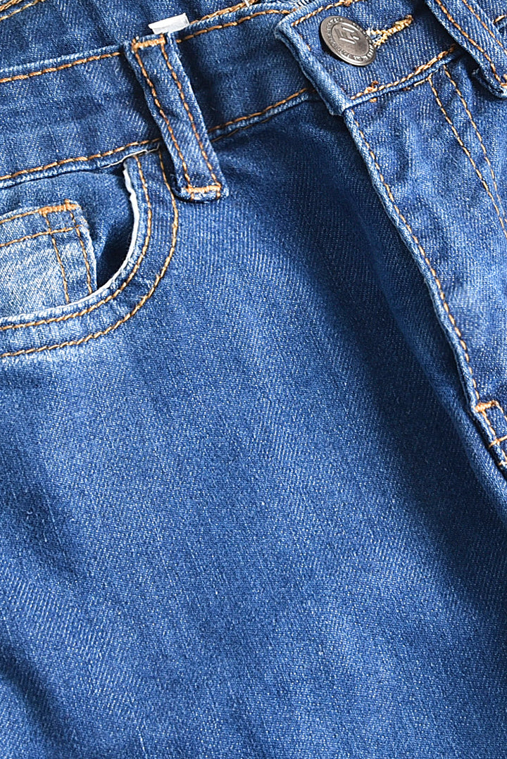 8 Pockets Wide Leg Cargo Jeans (PW146)