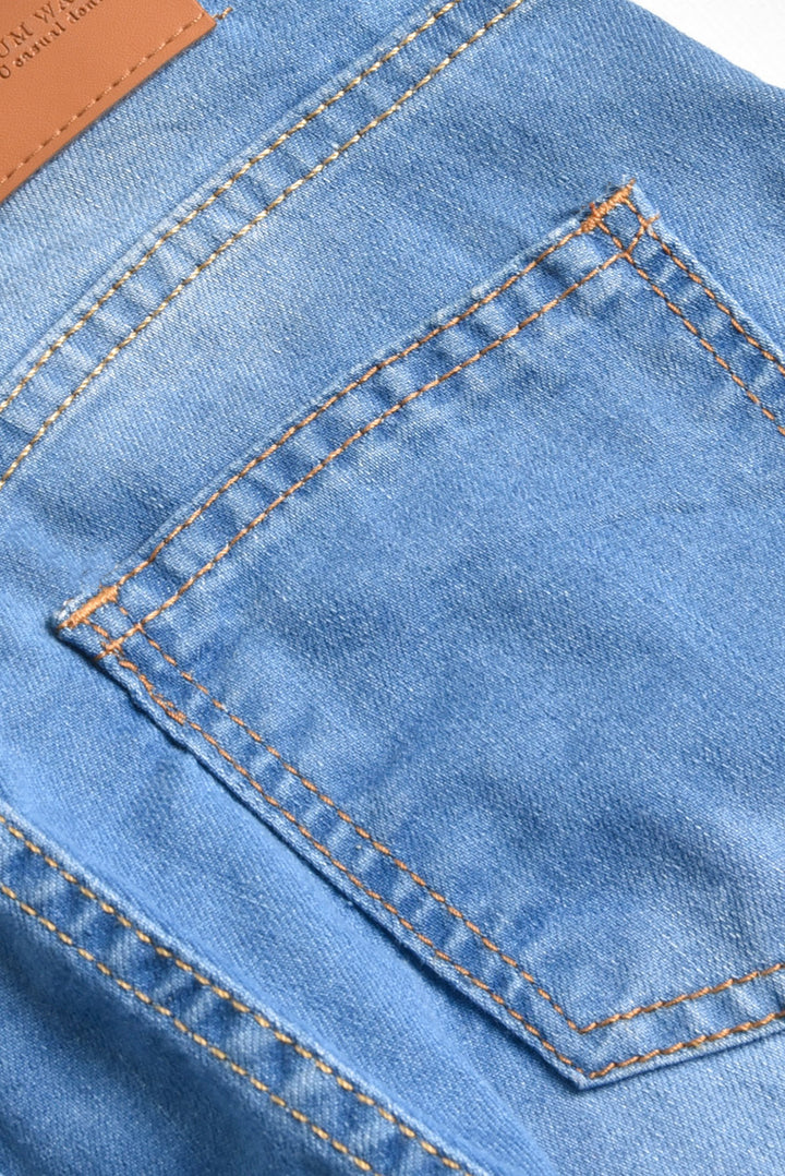 8 Pockets Wide Leg Cargo Jeans (PW147)