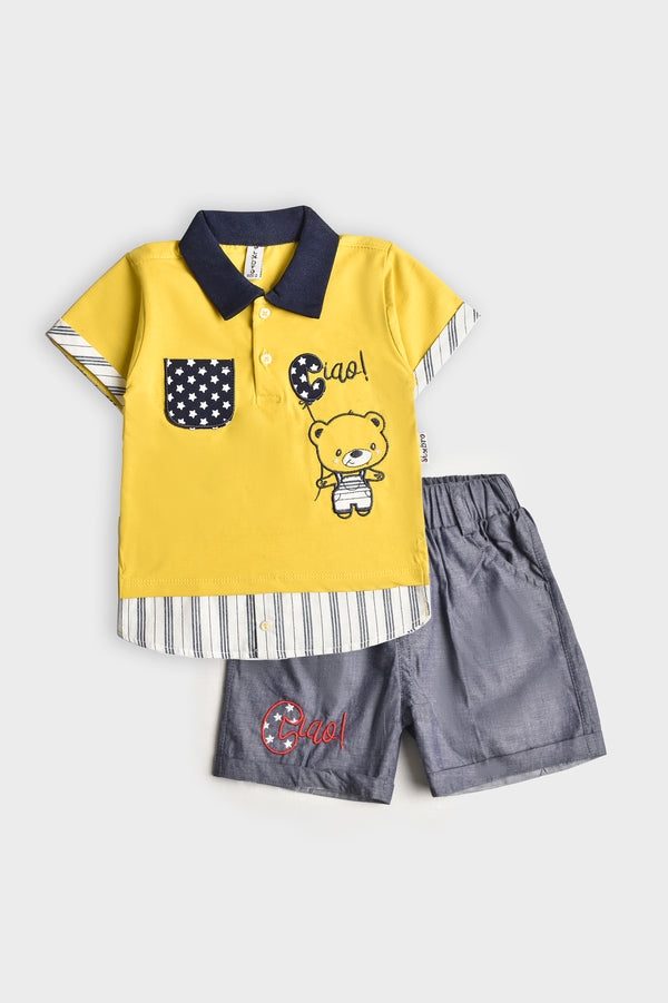 Tiny Traveler Boys Cotton Set (PW119)