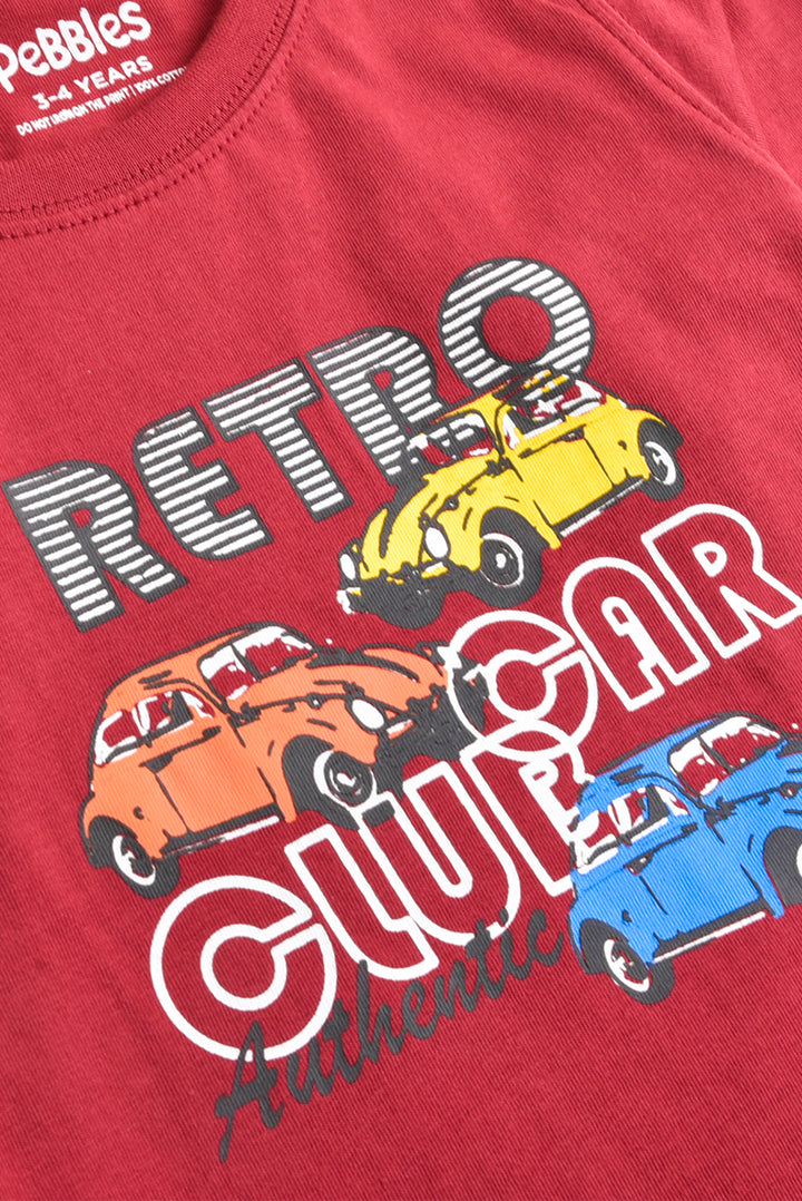 Retro Long-Sleeve Cotton T-Shirt