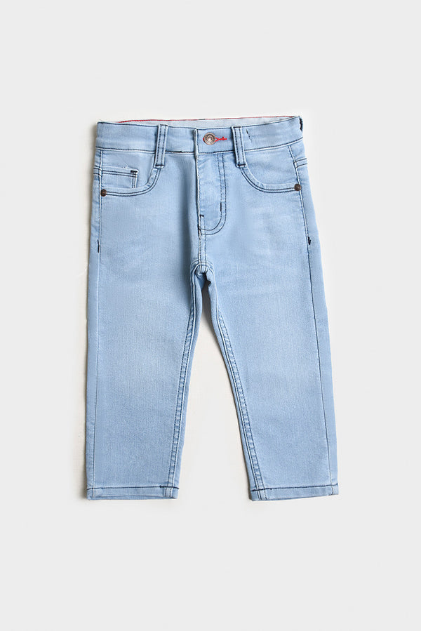 Stretchable Ice Blue Jeans (PW283)
