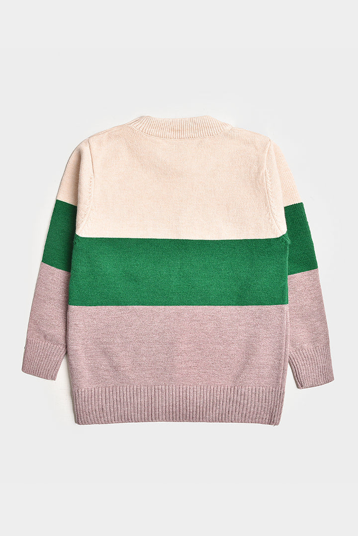 Imported Boys' Color-Block Fashion Sweater