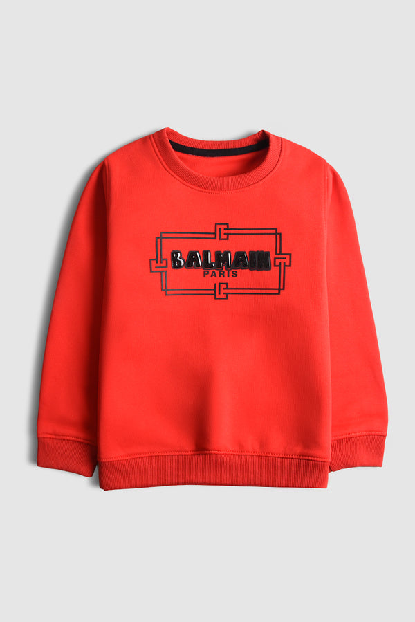 Imported Balmain Frame Logo Sweatshirt (PW419)
