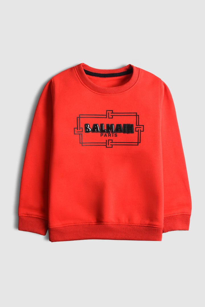 Imported Balmain Frame Logo Sweatshirt (PW419)