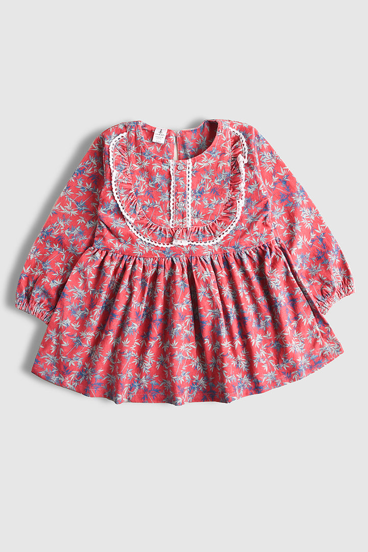 Petal Glow Corduroy Peplum Co-Ord (PW451)