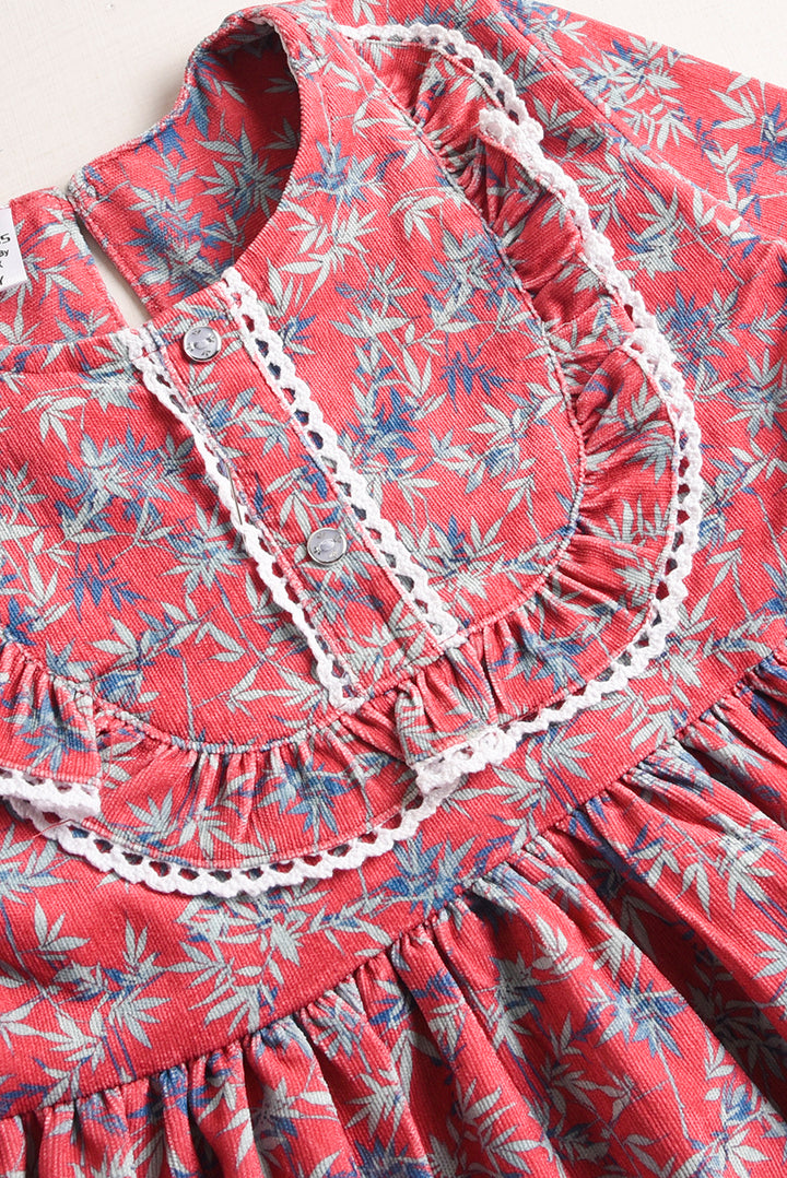 Petal Glow Corduroy Peplum Co-Ord (PW451)