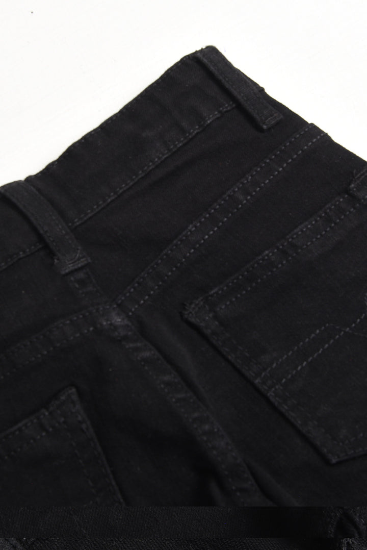 Black Denim Shorts (PW-247)