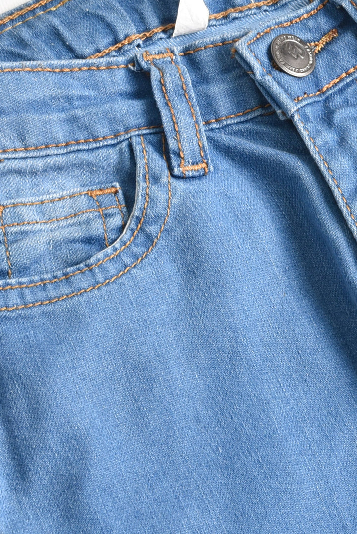 8 Pockets Wide Leg Cargo Jeans (PW147)