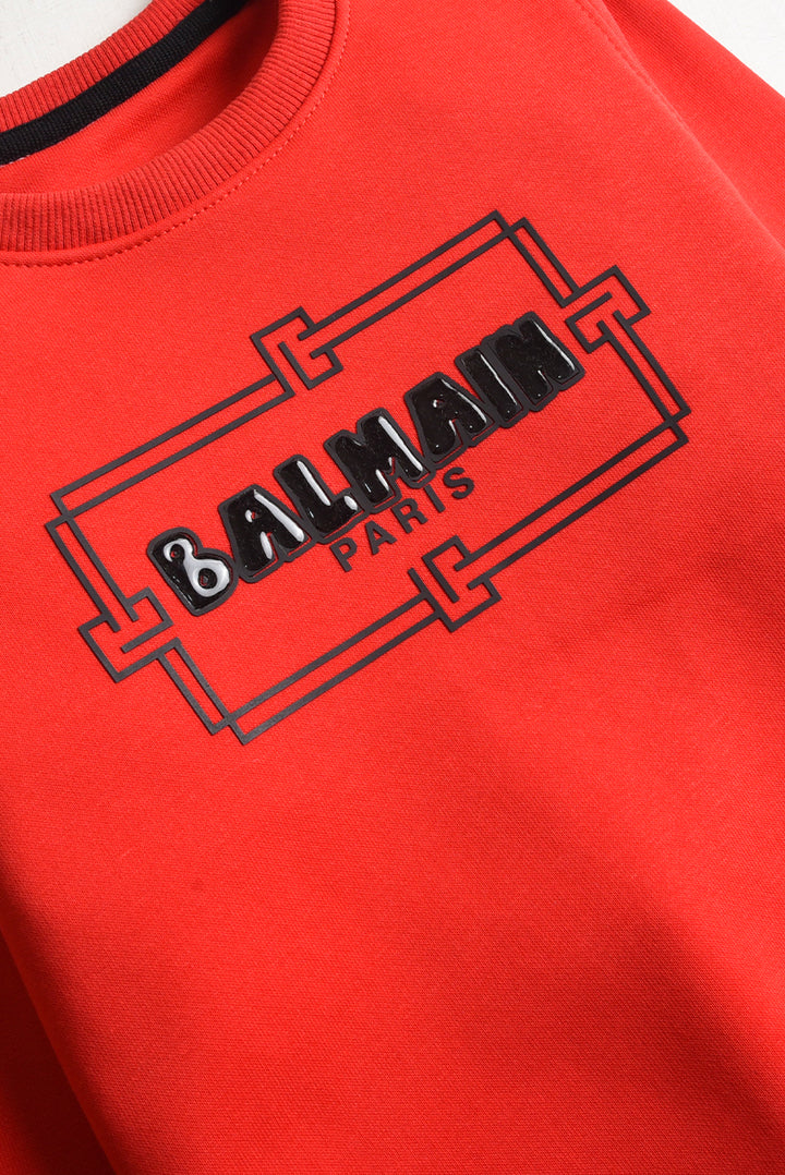 Imported Balmain Frame Logo Sweatshirt (PW419)