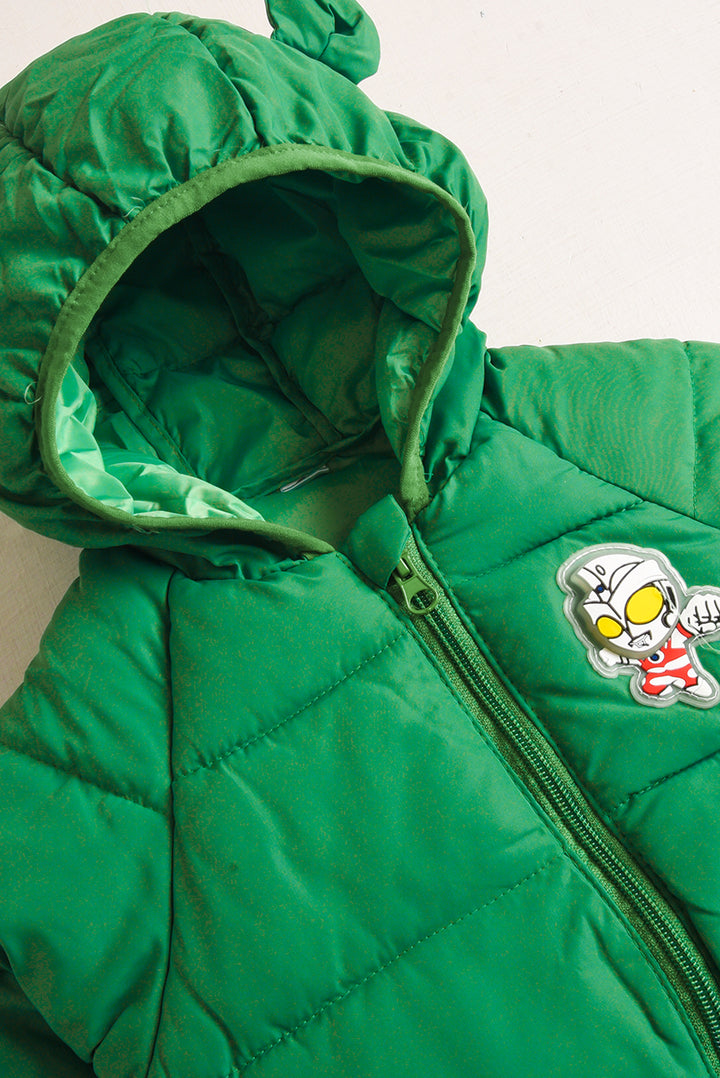 Imported Green Giggle Puffer Jacket (PW536)