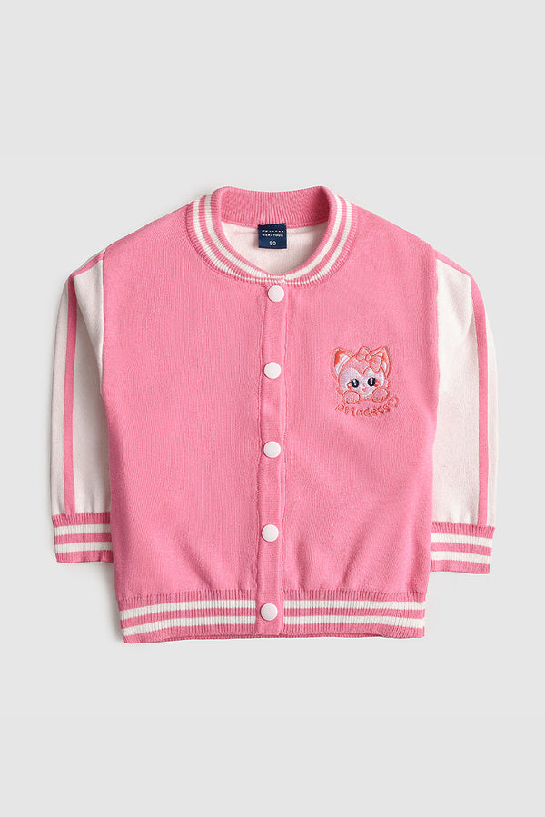 Princess Kitty Embroidered Imported Cardigan
