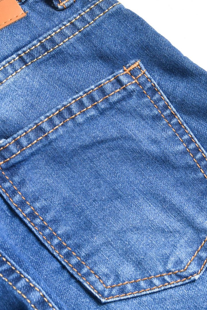 8 Pockets Wide Leg Cargo Jeans (PW146)