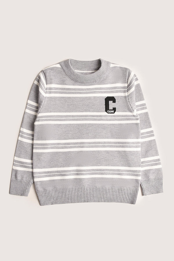 Imported Striped Boys' Sweater