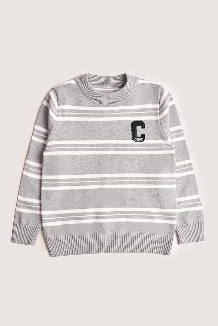 Imported Striped Boys' Sweater