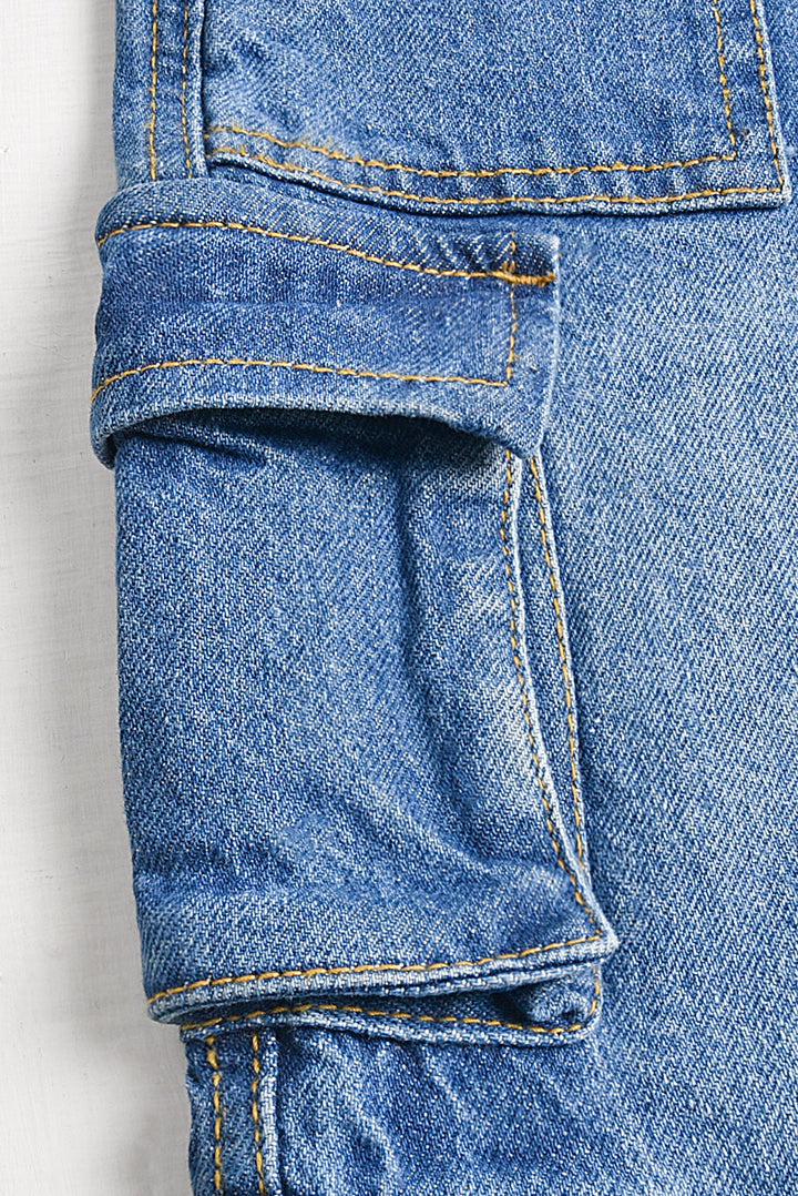 Wide-Leg Denim with Five Pockets