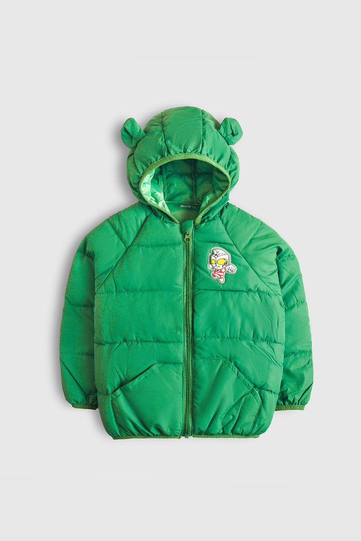 Imported Green Giggle Puffer Jacket (PW536)