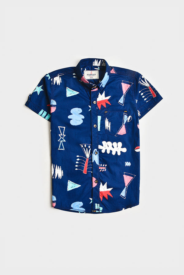 Boys Half sleeves Cotton Shirts