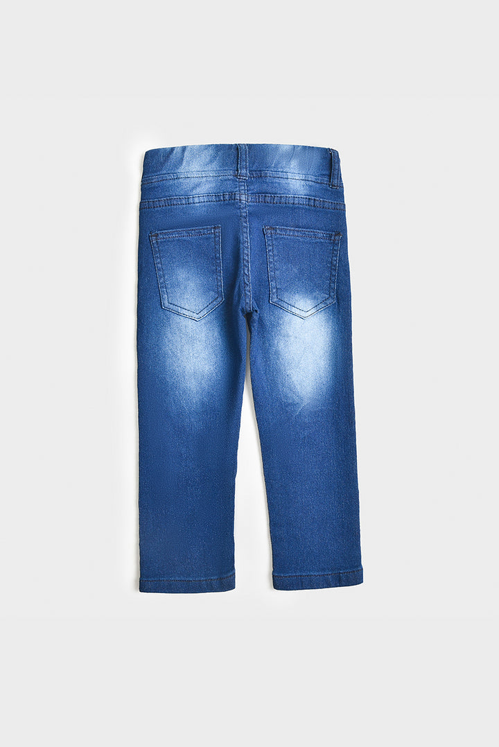 Blue Adjustable Cargo jeans